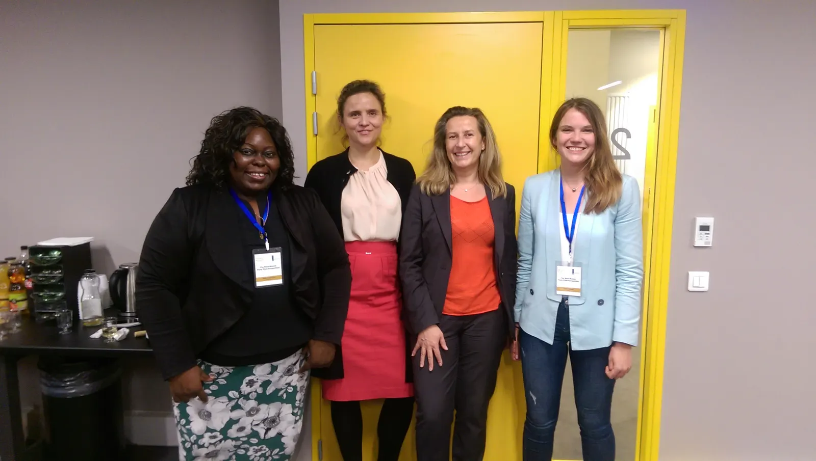 Valerie with fellow finalists at TheNextWomen Pitch Competition, Paris, May 2017